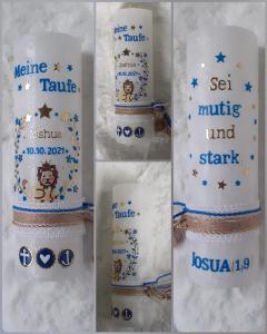 Taufkerze / Geburtskerze Beispielbild