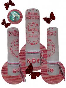 Taufkerze / Geburtskerze Beispielbild